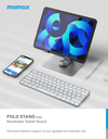 Momax Fold Stand portable Tablet &amp; Laptop Stand (White)