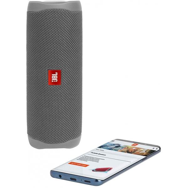 JBL FLIP 5 Waterproof Portable Bluetooth Speaker (Gray)