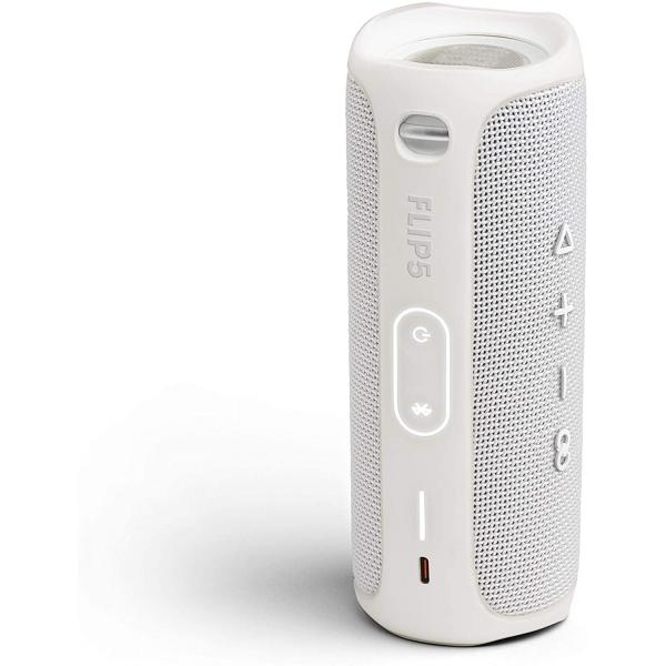 JBL FLIP 5 Waterproof Portable Bluetooth Speaker (White)