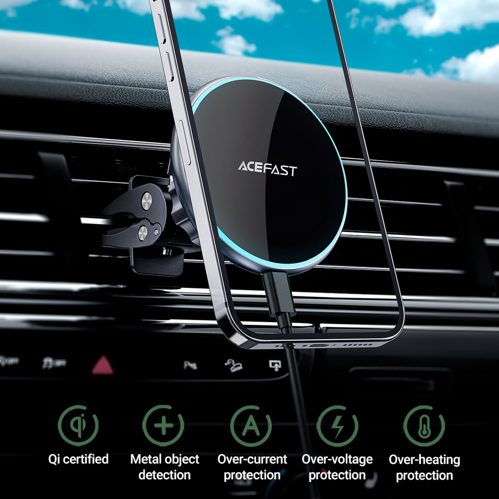 Acefast Magnetic Wireless Charging Car Holder