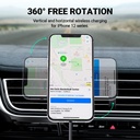 Acefast Magnetic Wireless Charging Car Holder