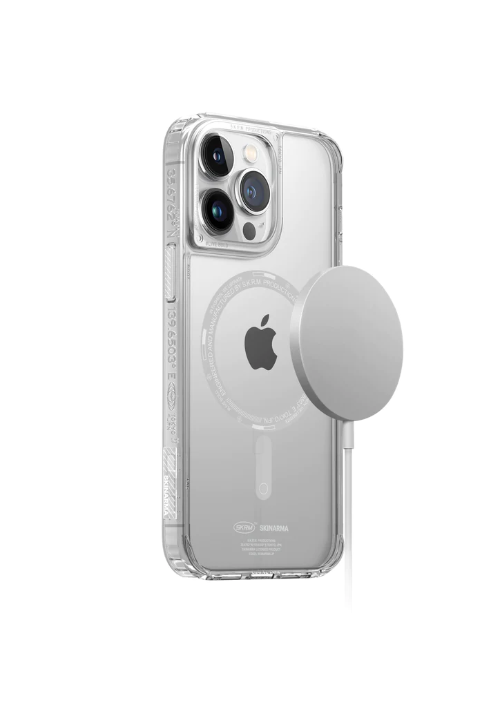 SkinArma Saido Magsafe Case for iPhone 14 Pro 6.1" (Clear)