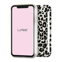 LuMee Duo Instafame Lighted Case iPhone 11 Pro/Xs/X ( Leopard Glitter)