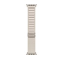 Apple Watch Ultra GPS and Cellular, 49mm Titanium Case with Starlight Alpine Loop (Large)