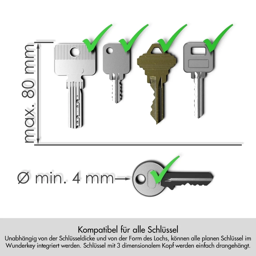 Wunderkey Carbon 2-8 Keys