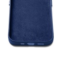 Mujjo Full Leather Wallet Case for iPhone 14 Pro (Monaco Blue)
