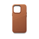 Mujjo Full Leather Wallet Case for iPhone 14 Pro (Tan)