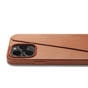 Mujjo Full Leather Wallet Case for iPhone 14 Pro Max (Tan)