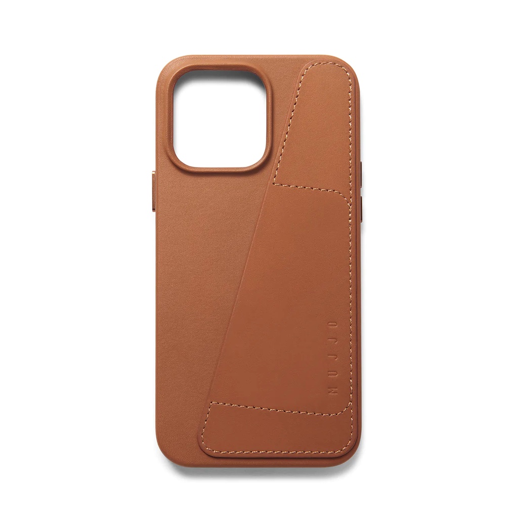 Mujjo Full Leather Wallet Case for iPhone 14 Pro Max (Tan)