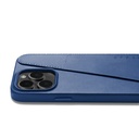 Mujjo Full Leather Wallet Case for iPhone 14 Pro Max (Monaco Blue)