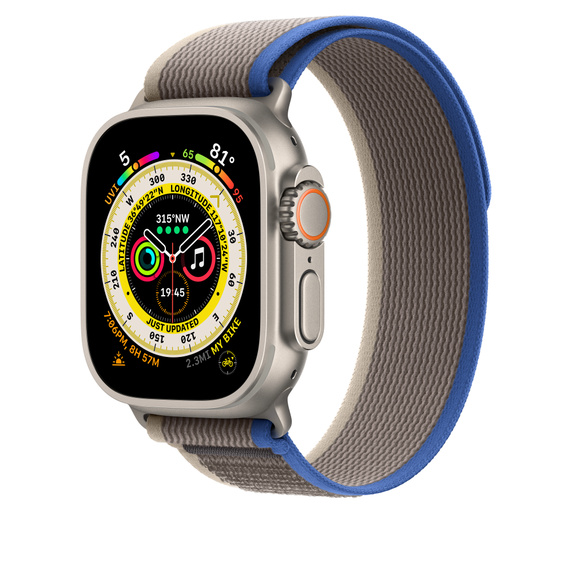 Apple Watch Trail Loop 49mm M/L (Blue/Gray)