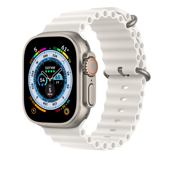 Apple Watch Ocean Band 49mm (White)