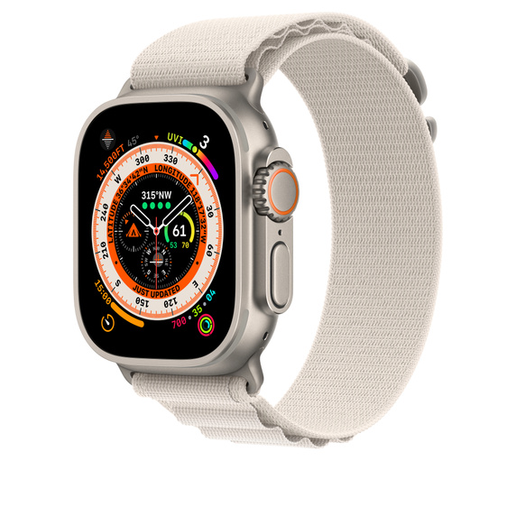 Apple Watch Alpine Loop 49mm Medium (Starlight)