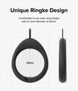 Ringke Finger Ring Strap (Black &amp; Light Gray)