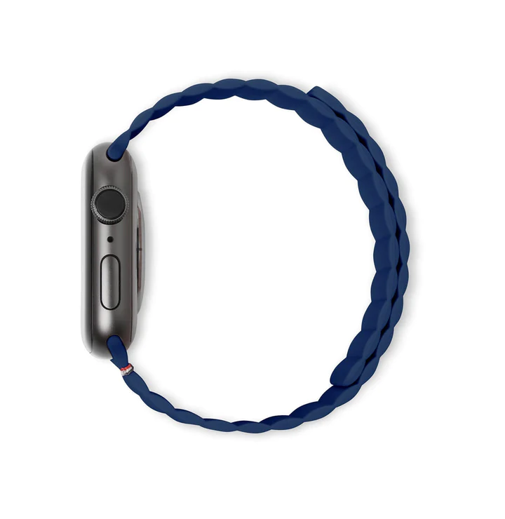 Decoded Silicone Traction Lite Strap Apple Watch 41/40/38mm (Navy Peony)