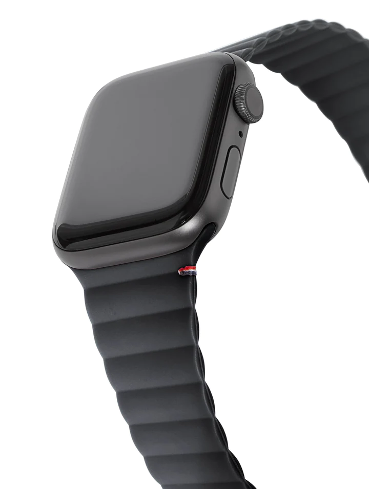 Decoded Silicone Traction Lite Strap Apple Watch 41/40/38mm (Charcoal)