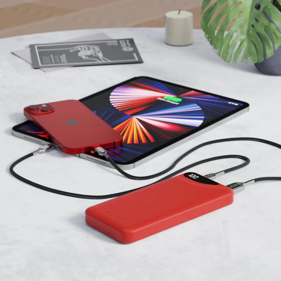 Cygnett ChargeUp Boost Gen3 10K Power Bank (Red)