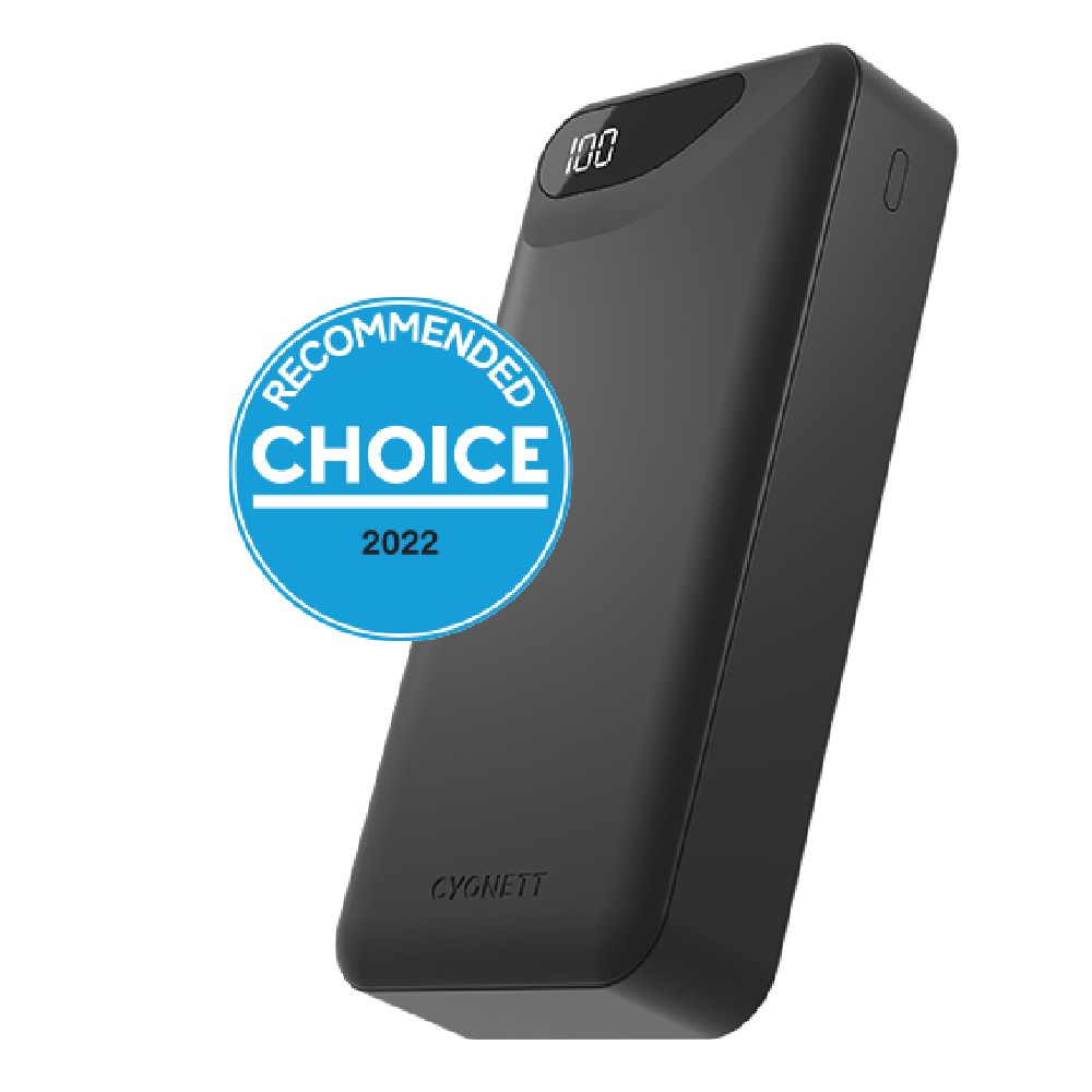 Cygnett ChargeUp Boost Gen3 20K Power Bank (Black)