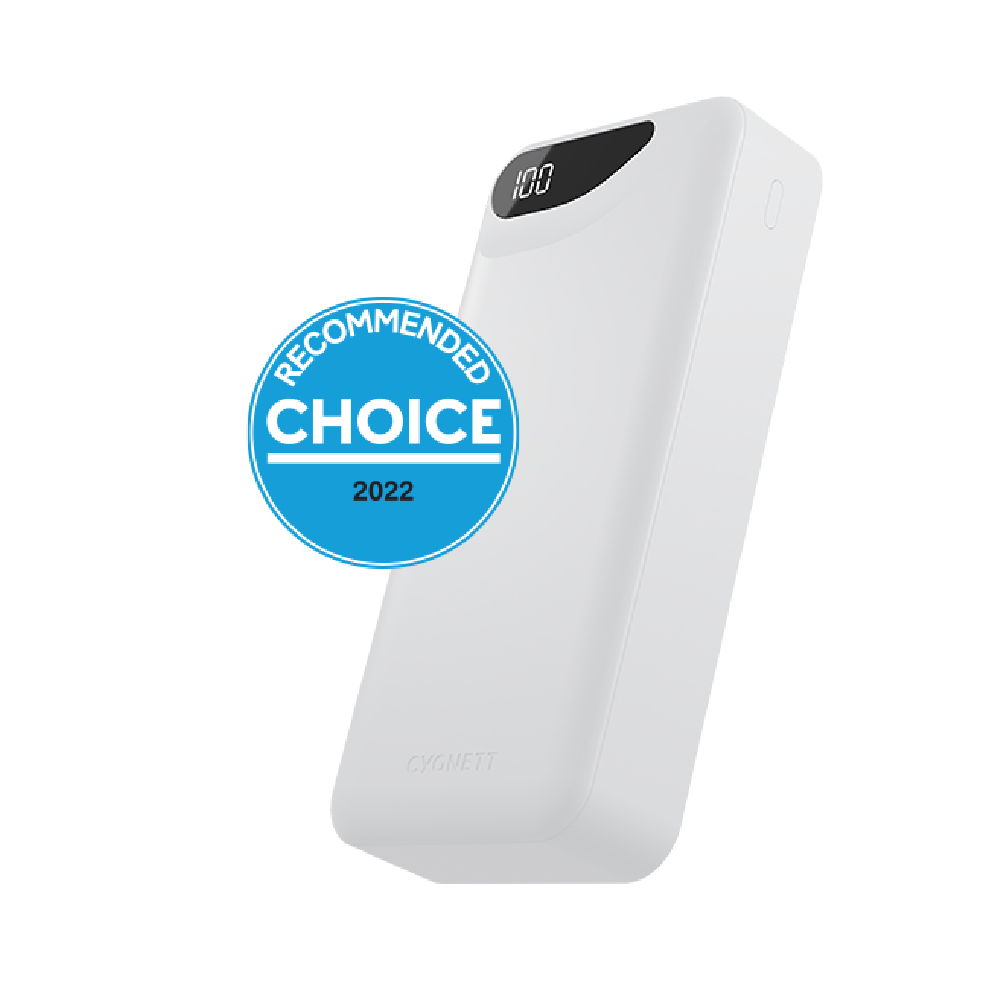 Cygnett ChargeUp Boost Gen3 20K Power Bank (White)