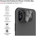 Grip2u Camera Lens Screen Protector for iPhone 12 Pro (Black)