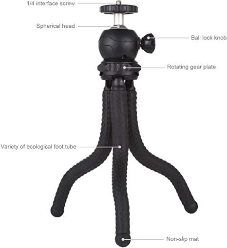 Puluz Flexible Octopus Tripod