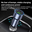 Momax MoVe 67W dual-port car charger (Grey)