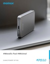 Momax Q.MAG Power 6 Magnetic Wireless Battery 5000mAh (Silver)