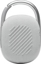 JBL Clip 4 Portable Wireless Speaker (White)