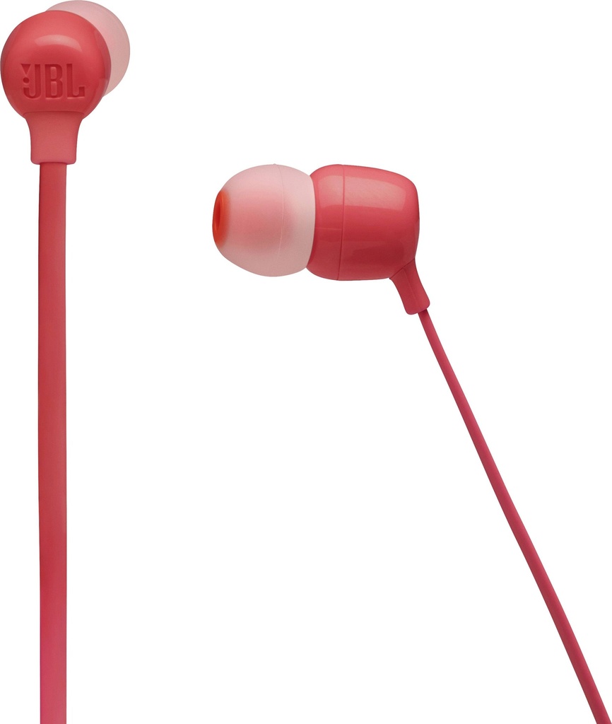 JBL T125BT Wireless In-ear Pure Bass Headphones (Coral)