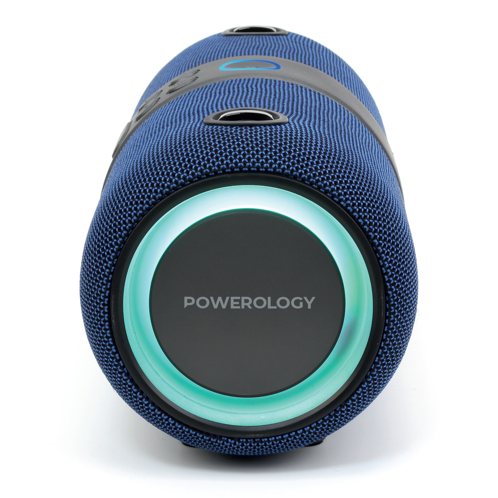 Powerology Cypher Portable Stereo Speaker (Blue)
