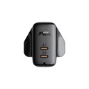 Acefast PD40W (USB-C+USB-C) Dual Port Charger (UK) (Black)