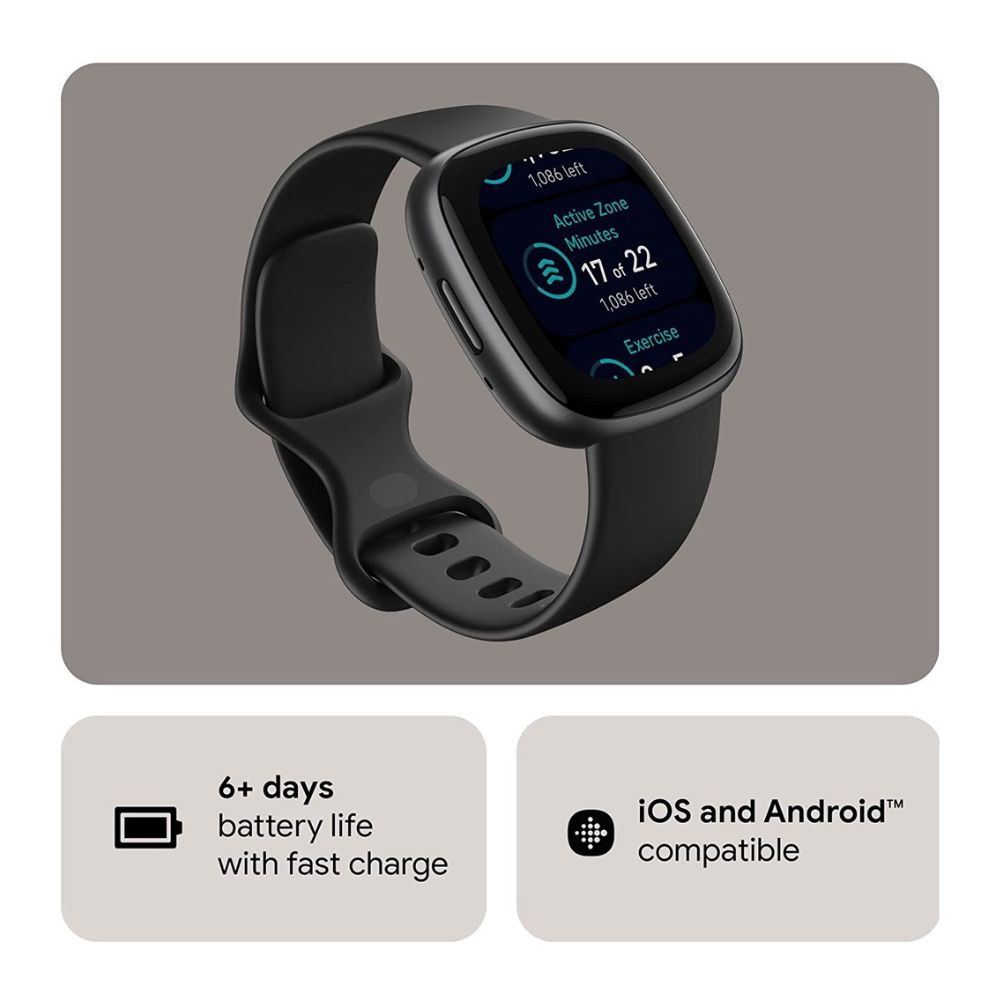 Fitbit Versa 4 (Black/Graphite)