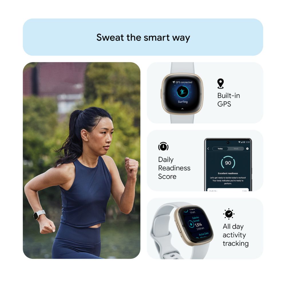 Fitbit Sense 2 (Blue Mist/Soft Gold)