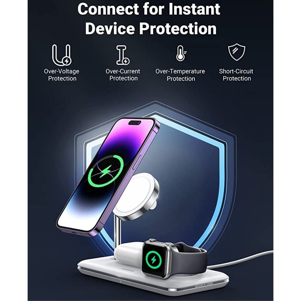 UGREEN 3-in-1 MagSafe Wireless Charging Station