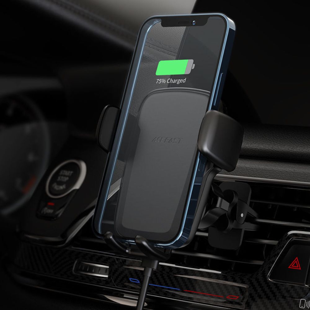 Acefast Wireless Charging Automatic Clamping Car Holder