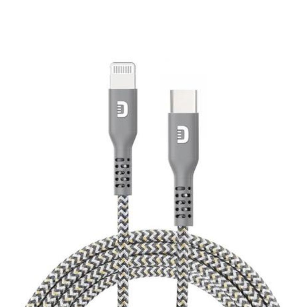 Zendure SuperCord Kevlar USB-C to Lightning Cable 1m (Gray)