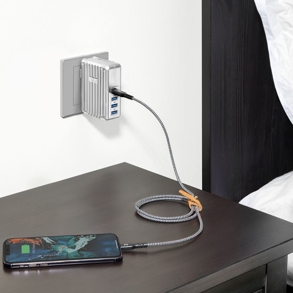Zendure SuperCord Kevlar USB-C to Lightning Cable 1m (Gray)