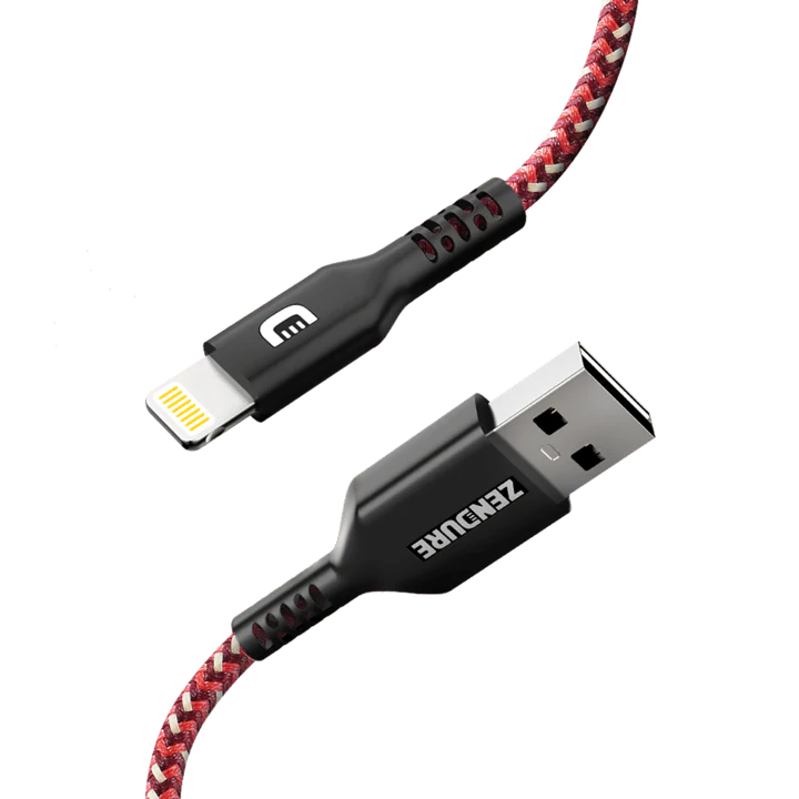 Zendure SuperCord Kevlar 8 Pin Cable 1m Red