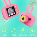 myCam Kids camera with Soft Silicon Shell 12MP - HD 1920*1080P (Pink)