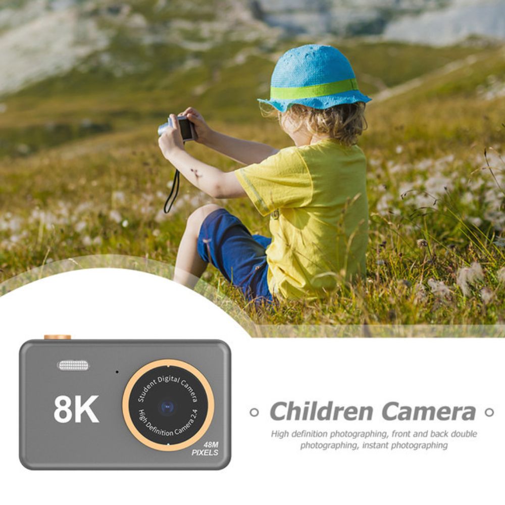 myCam Children's 8K Digital Camera (Black)