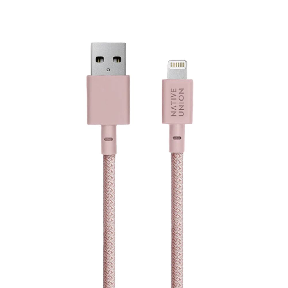 Native Union Belt Cable USB-A to Lightning 1.2m (Rose)
