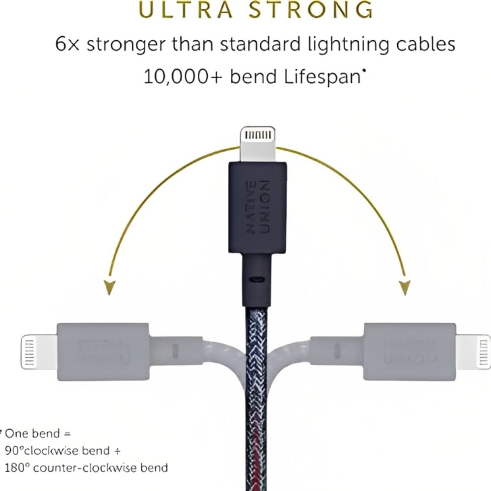 Native Union Belt Cable USB-C to Lightning 1.2m (Indigo)