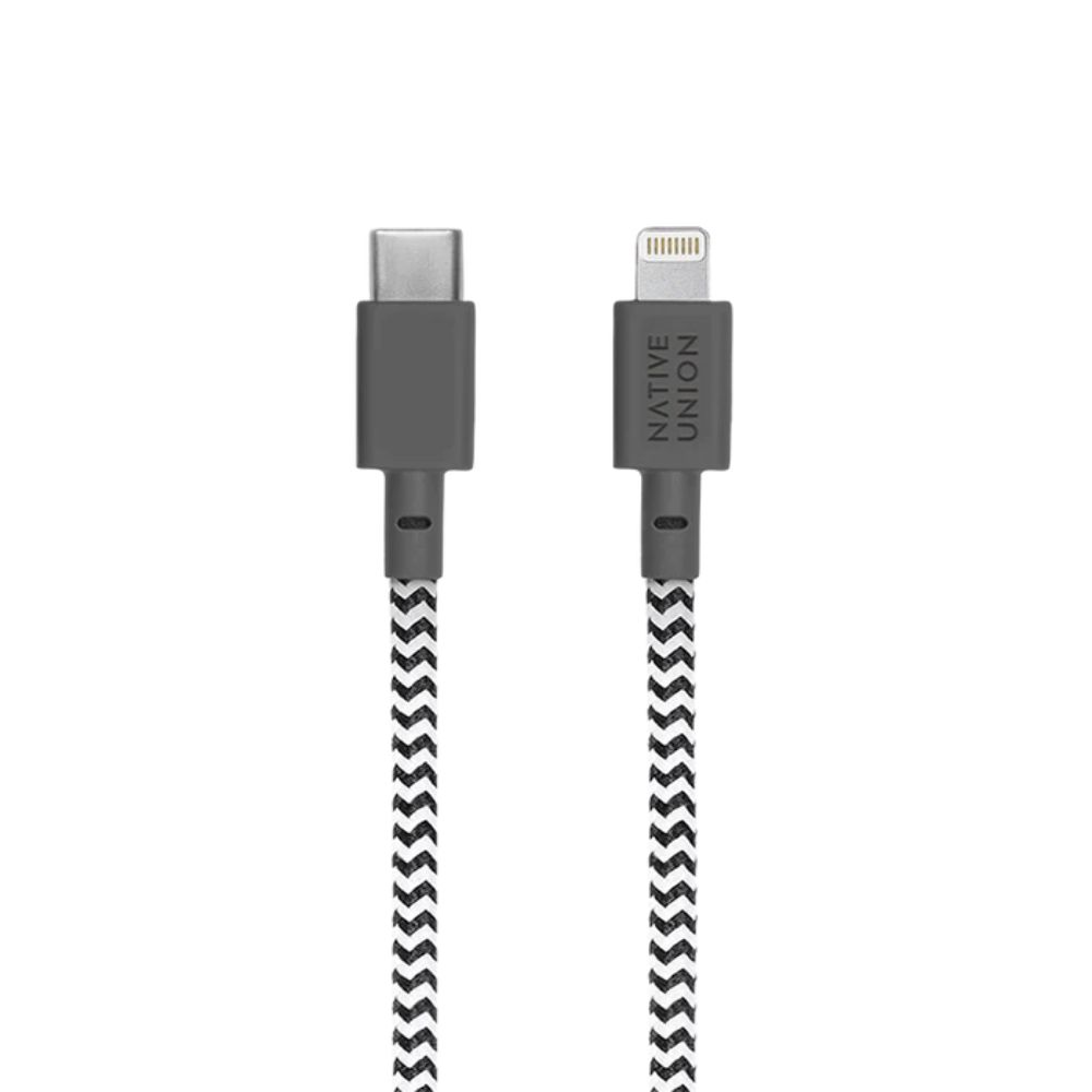 Native Union Belt Cable USB-C to Lightning 1.2m (Zebra)