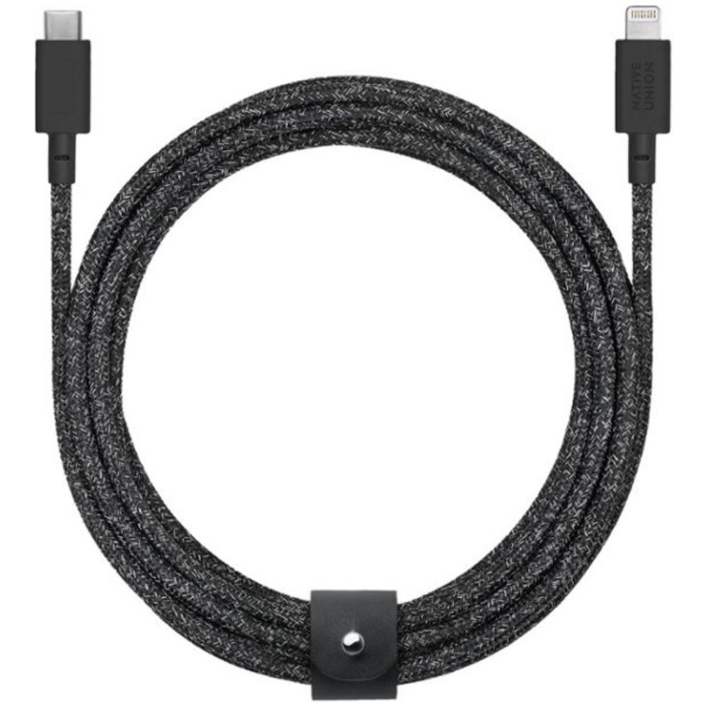 Native Union Belt Cable XL USB-C to Lightning 3m (Cosmos Black)