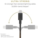 Native Union Belt Cable XL USB-C to Lightning 3m (Cosmos Black)