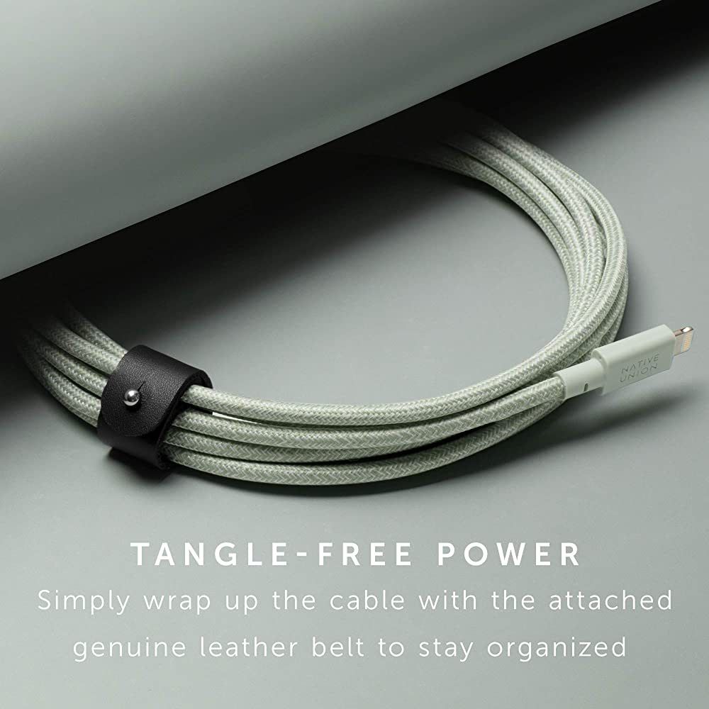 Native Union Belt Cable XL USB-C to Lightning 3m (Sage)