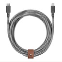 Native Union Belt Cable XL USB-C to Lightning 3m (Zebra)