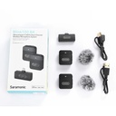 SARAMONIC BLINK 100 B4 ULTRACOMPACT 2.4GHZ DUAL 
CHANNEL WIRELESS MICROPHONE SYSTEM