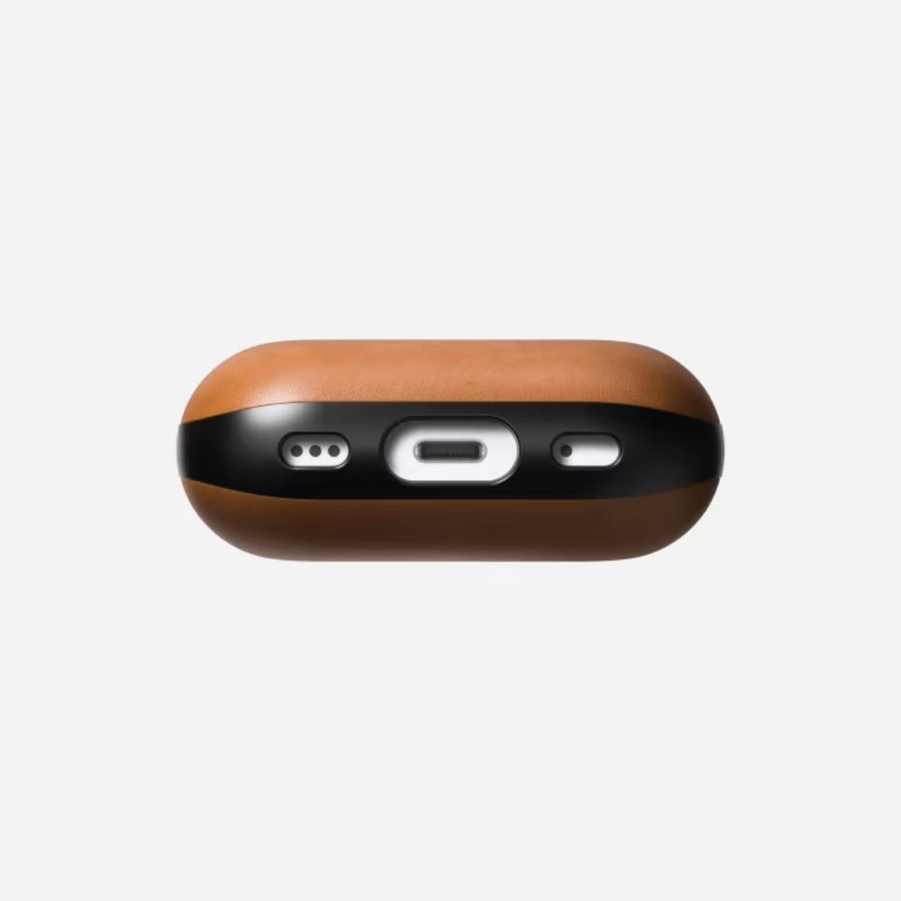 Nomad Modern Leather Case Airpods Pro (2nd gen) (English Tan)