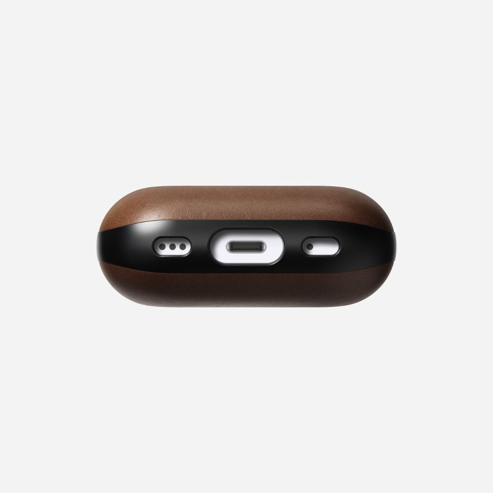 Nomad Modern Leather Case Airpods Pro (2nd gen) (Brown)